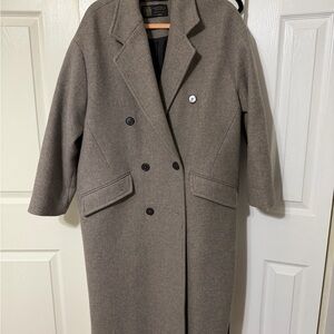 Zara oversize wool blend Coat